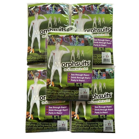 Morphsuits Other - Morphsuits Bullet Hole Halloween Costume Roll Play Lot Of 5 Unisex Size Large